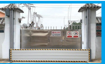 comprar Liga de alumínio elevando três guardas de porta de inundação deflector online manufacture