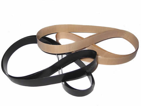 comprar Um peso leve preto de fusão PTFE de Brown da correia da máquina da dobra revestido online manufacture