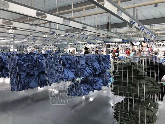 comprar Sistema de suspensão personalizado do vestuário dos SS da logística do PLC online manufacture