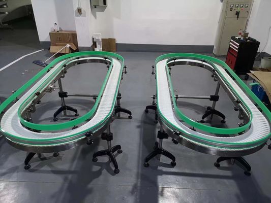 Curva verde branca azul da volta do pvc correia transportadora de 90 graus correia transportadora de 180 graus