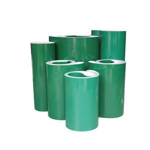correia transportadora plana azul do plutônio do PVC do produto comestível 3ply