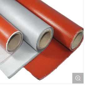 Isolamento elétrico de tecido revestido de fibras de silicone de dois lados