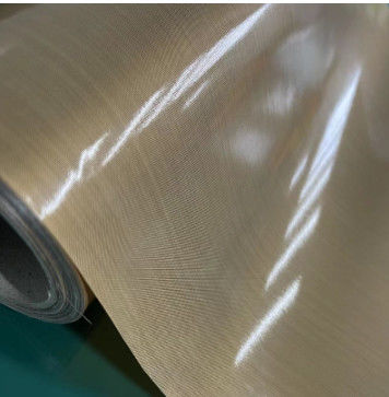 5mil espessura PTFE revestido de fibra de vidro Fabic não pegajoso livre de alcalinos