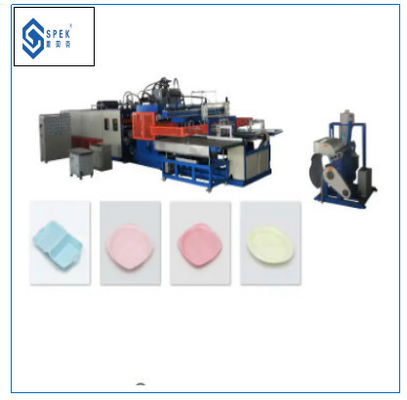 Máquina de fabricação de caixas de almoço descartáveis de espuma SPEK