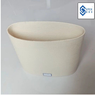Filtro circular com faixa transportadora de pão de lã sem costura