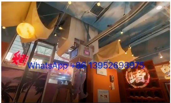 Sistema inteligente de entrega de frutos do mar totalmente automático para restaurante