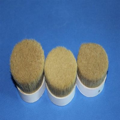 Cerdas fervidas naturais dobro para a cor pura do costume da cerda do varrão das escovas de pintura