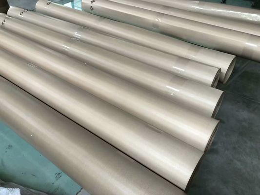 Isolando a largura máxima revestida claramente tecida da tela 1200mm da fibra de vidro de PTFE