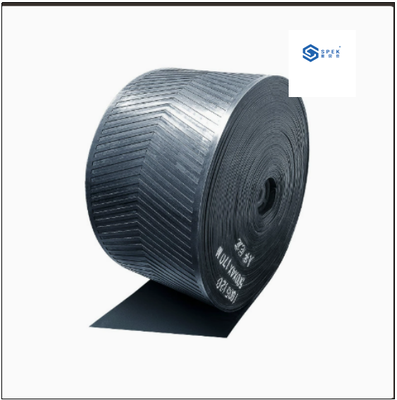 Correia transportadora de borracha resistente a altas temperaturas, adequada para correia transportadora resistente ao fogo de estrutura em camadas para sinterização em coquerias