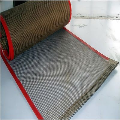 tipo tecido liso do produto comestível de Mesh Belt do transporte do  de 4*4mm