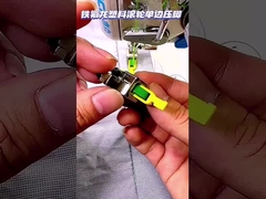 Novas patas rotativas de teflon, direito e esquerdo, com patas únicas, adequadas para fecho de roupa